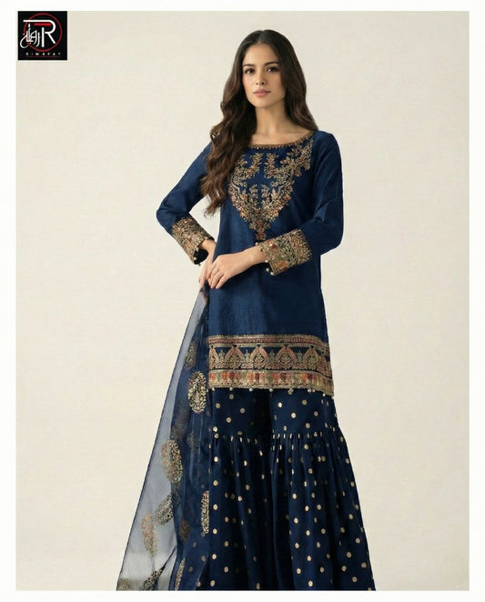 RT-111 | Three Piece Stitched Kurti